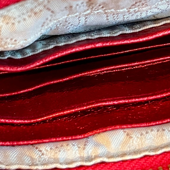 Michael Kors 🎁Red Sequin Wristlet Mini Bag🎁 Perfect for Holidays - Picture 6 of 11